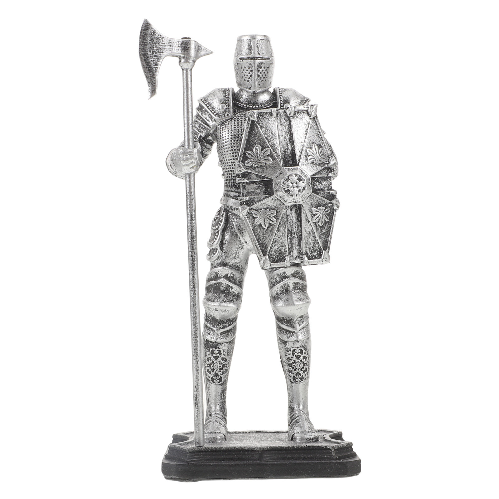 Office Furniture Warehouse - Medieval Knight Statue with Shield Guardian