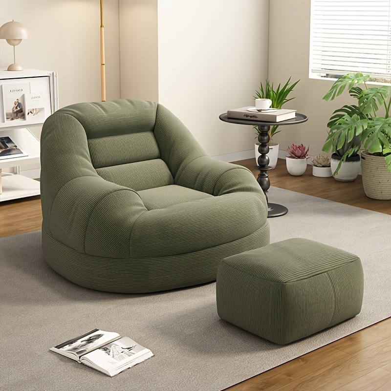Office Furniture At Home - Lazy tatami sofa and footstool, single