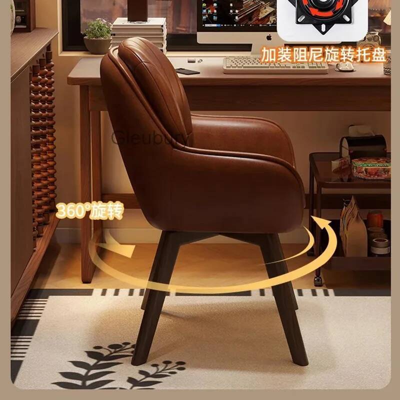 Leather Vintage Computer Chair - огляд і ціна Office Furniture At Home