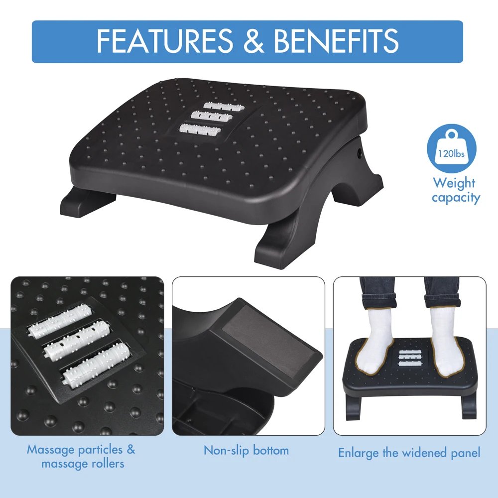 Ergonomic Under Desk Footrest  - огляд і ціна Office Furniture At Home