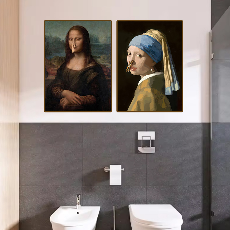 1pc Funny Abstract Bathroom To - огляд і ціна Office Furniture At Home