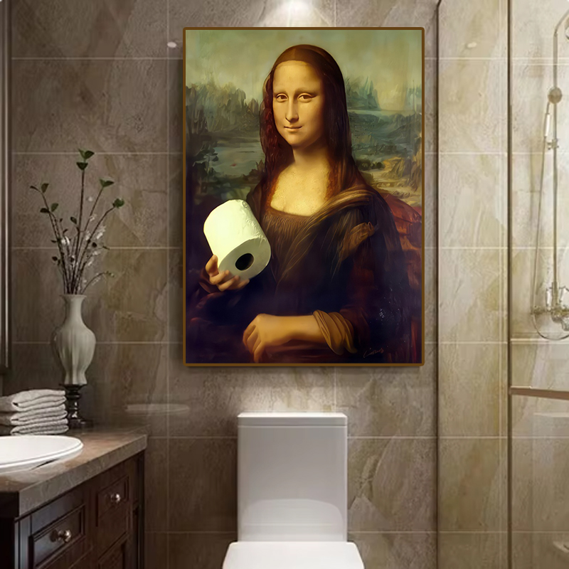 1pc Funny Abstract Bathroom To - огляд і ціна Office Furniture At Home