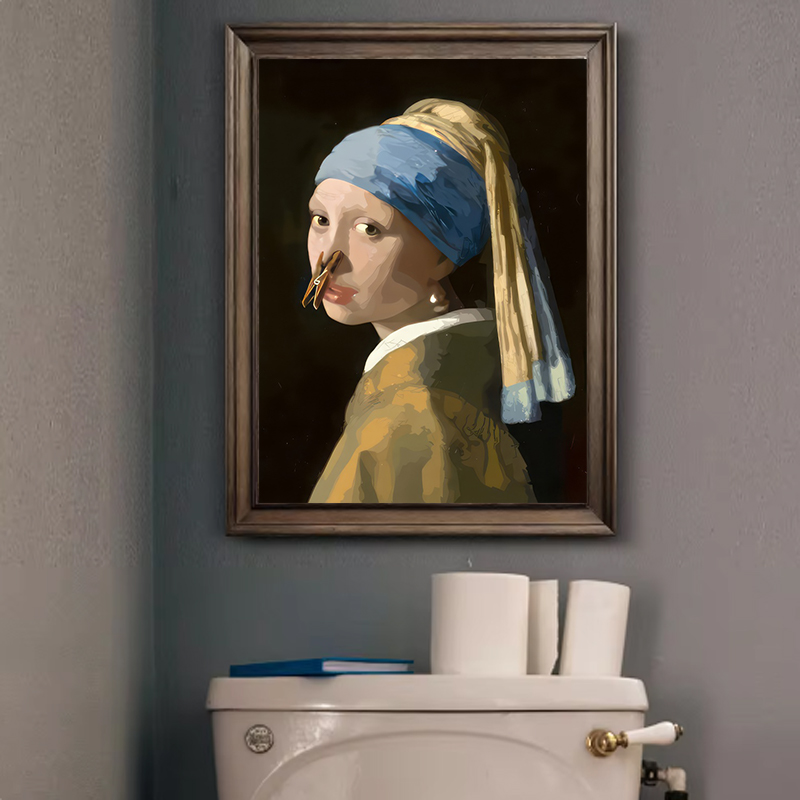 1pc Funny Abstract Bathroom To - огляд і ціна Office Furniture At Home