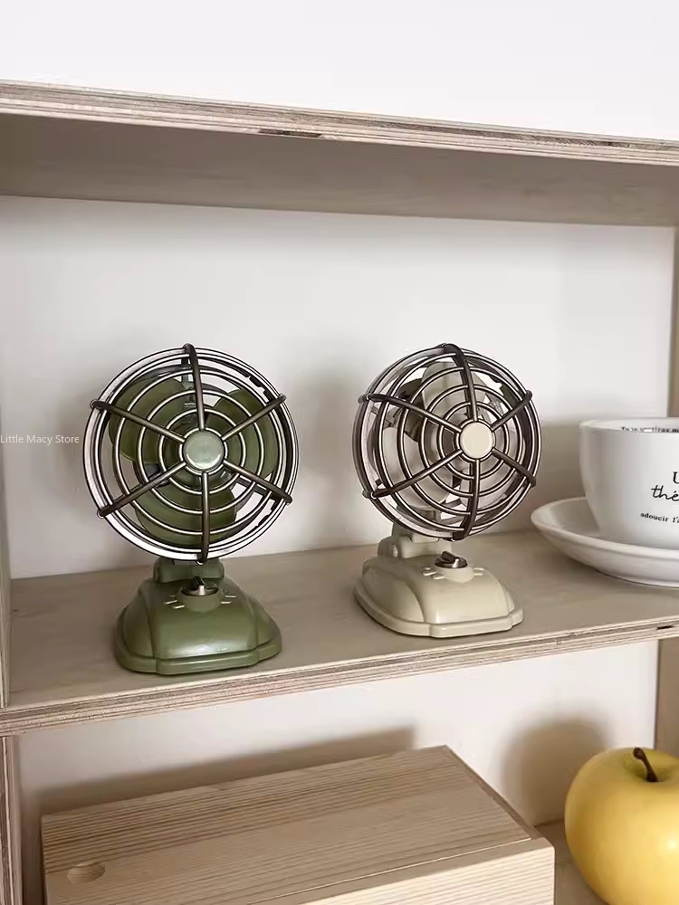 Retro Desktop Small Fan USB Ch - огляд і ціна Office Furniture Warehouse